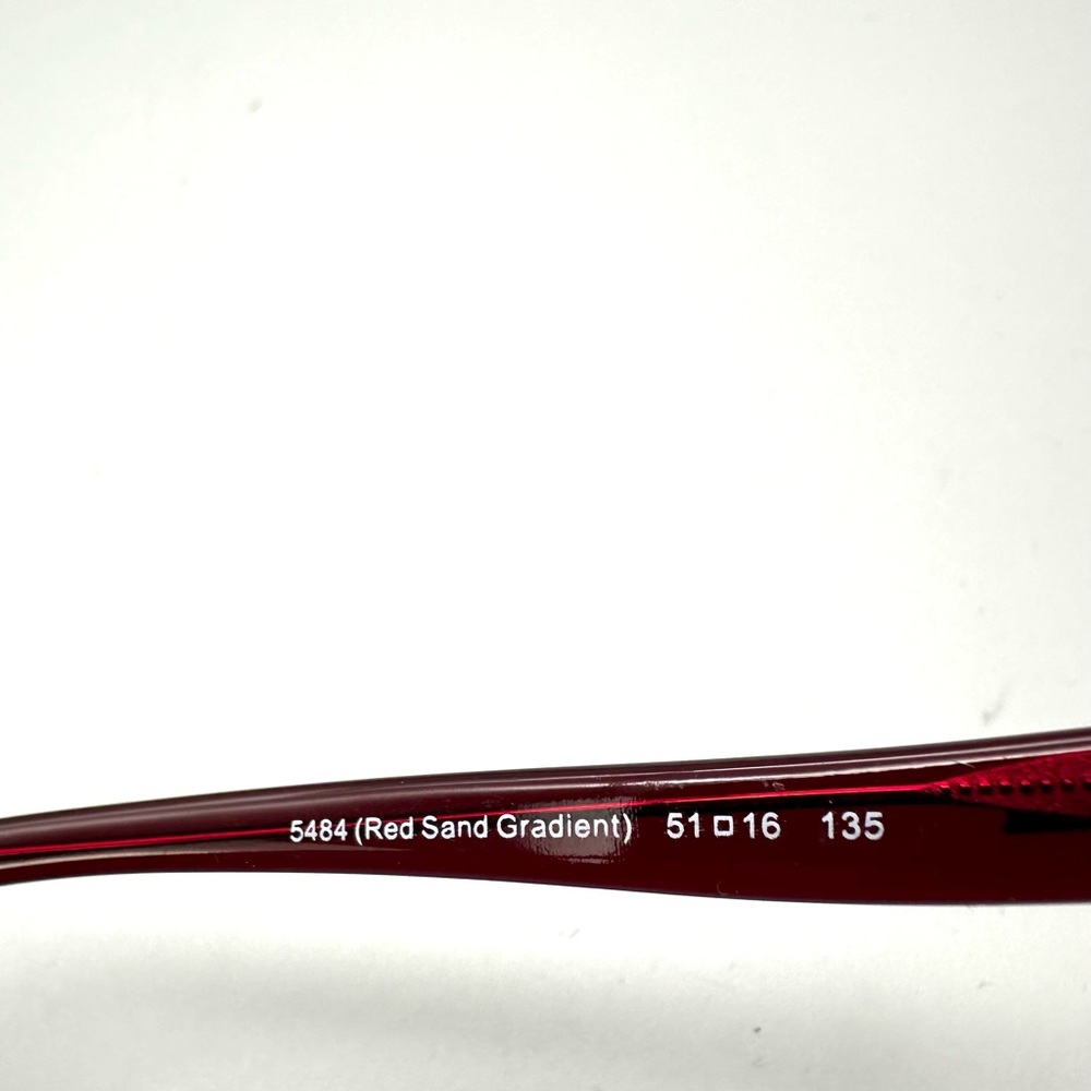 Coach Hc 6089 Red Sand Gradient Rectangular Eyegl… - image 6